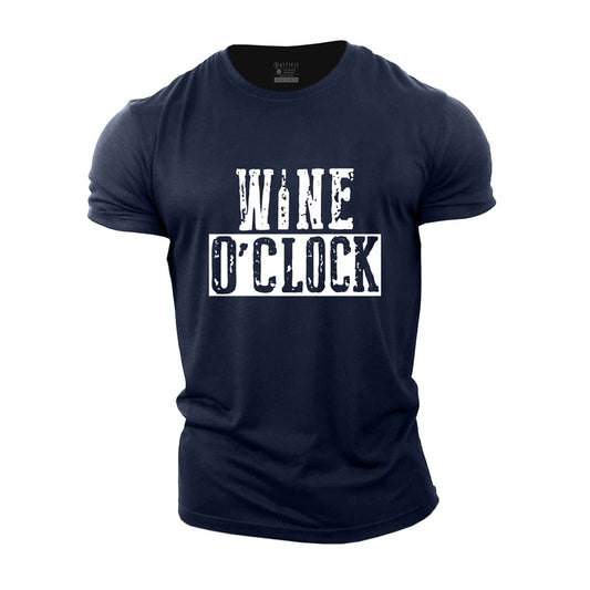Wine O'clock Men's T-shirts
