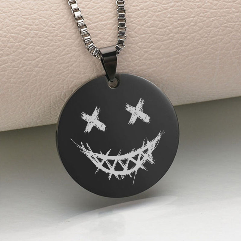 Smiling Titanium Steel Fitness Jewelry