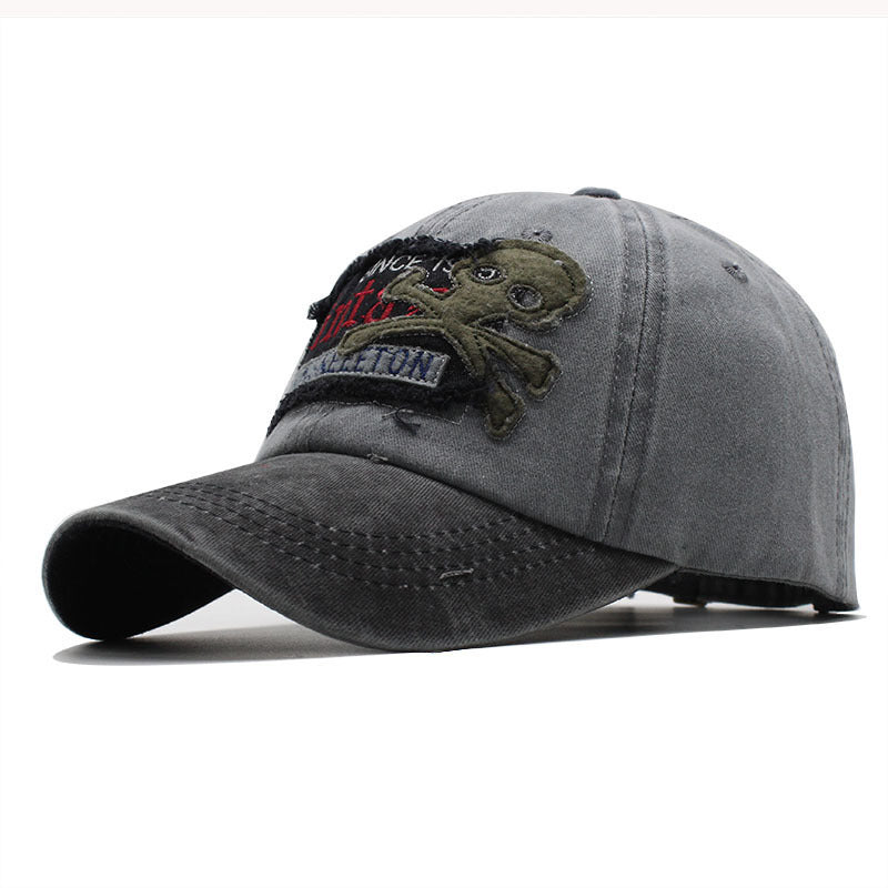 New Washed Octopus Embroidered Baseball Cap