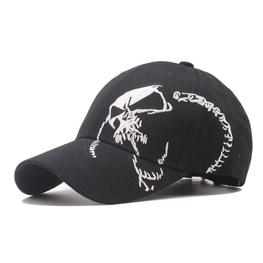 Personalized Skull Embroidery Fashion Baseball Cap
