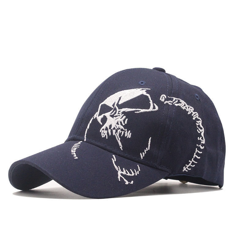 Personalized Skull Embroidery Fashion Baseball Cap