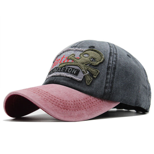 New Washed Octopus Embroidered Baseball Cap