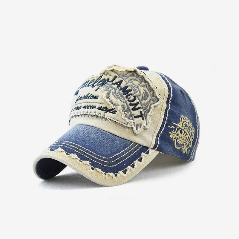 Tiger Head Embroidered Casual Baseball Cap