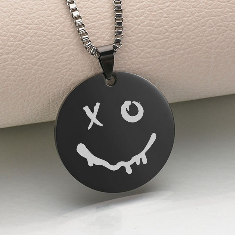 SMILE Titanium Steel Fitness Jewelry