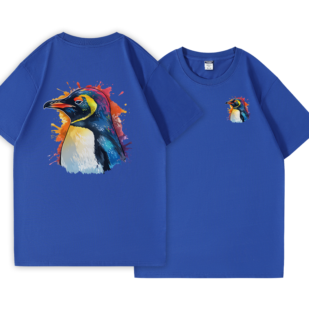 Rainbow Penguin Cotton Tee