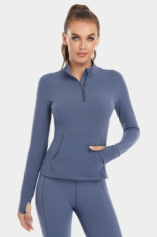 Half-Zip Women's Fitness Jacket