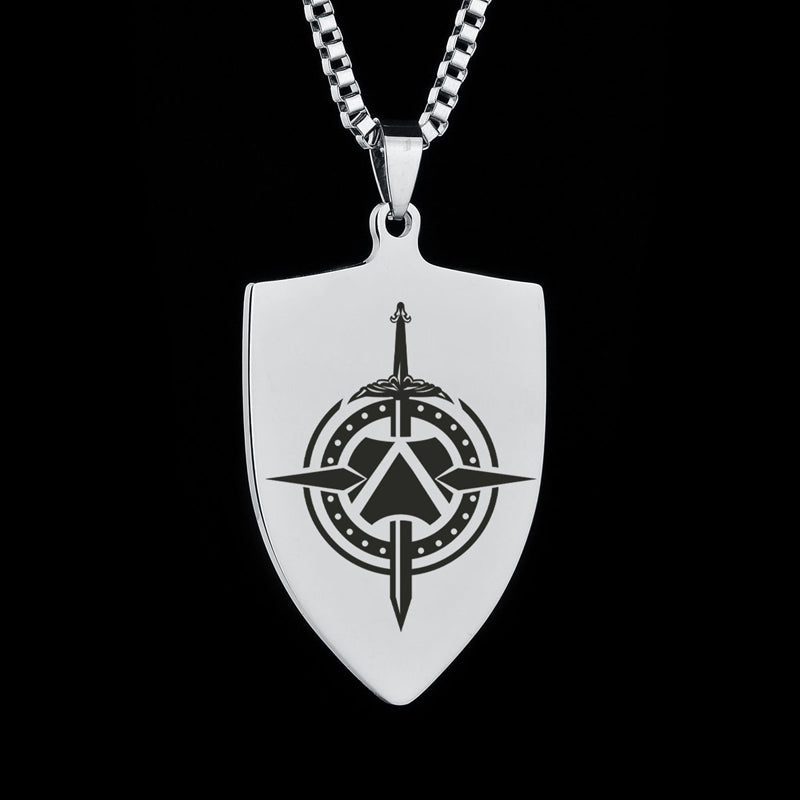 Spartan Titanium Steel Fitness Jewelry