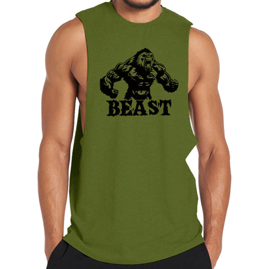 Beast Graphic Men's Tank Top