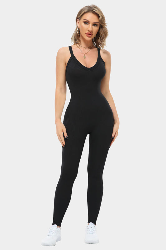 Vutru Seamless Ribbed Sports Romper
