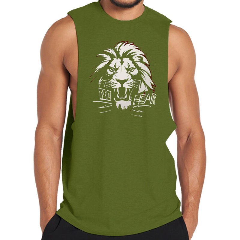 No Fear Lion Men's Tank Top