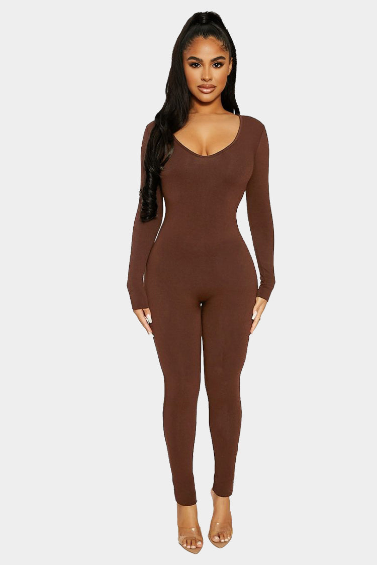 Vutru Stretch Long-sleeved Jumpsuit