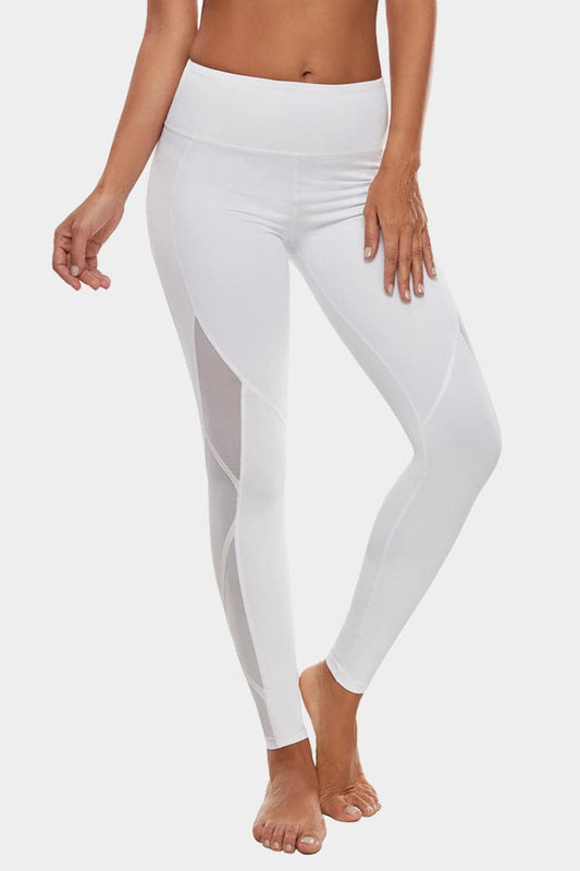 Vutru High-Waist Mesh Stitching Leggings