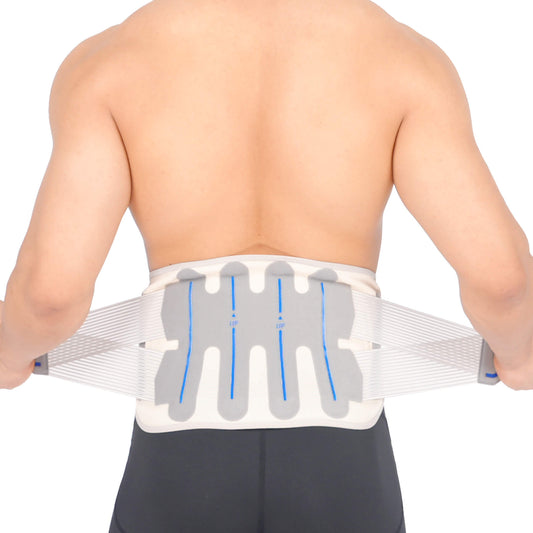 Aofit Back Brace with 6 Support Stays, Super Lightweight for Back Pain Relief