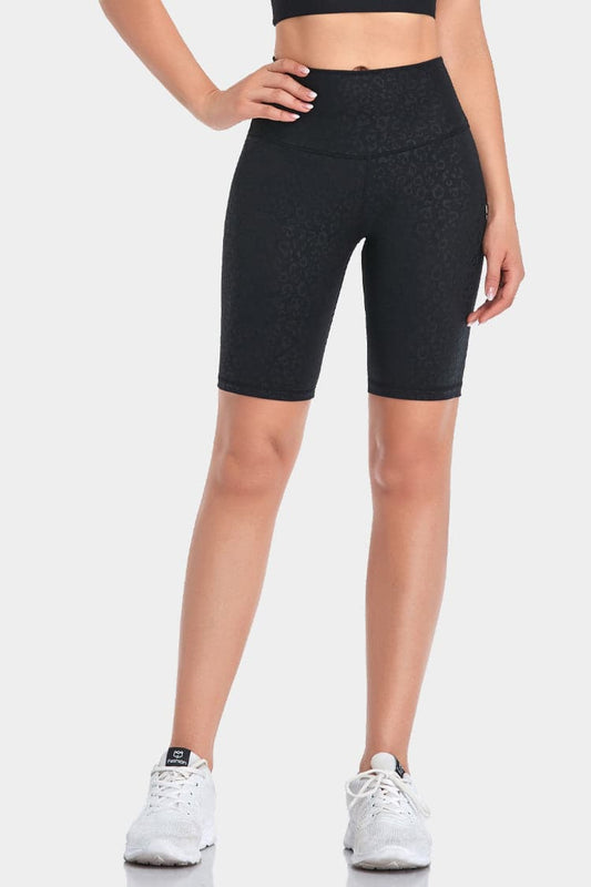 Vutru High-Wais Textured Yoga Shorts