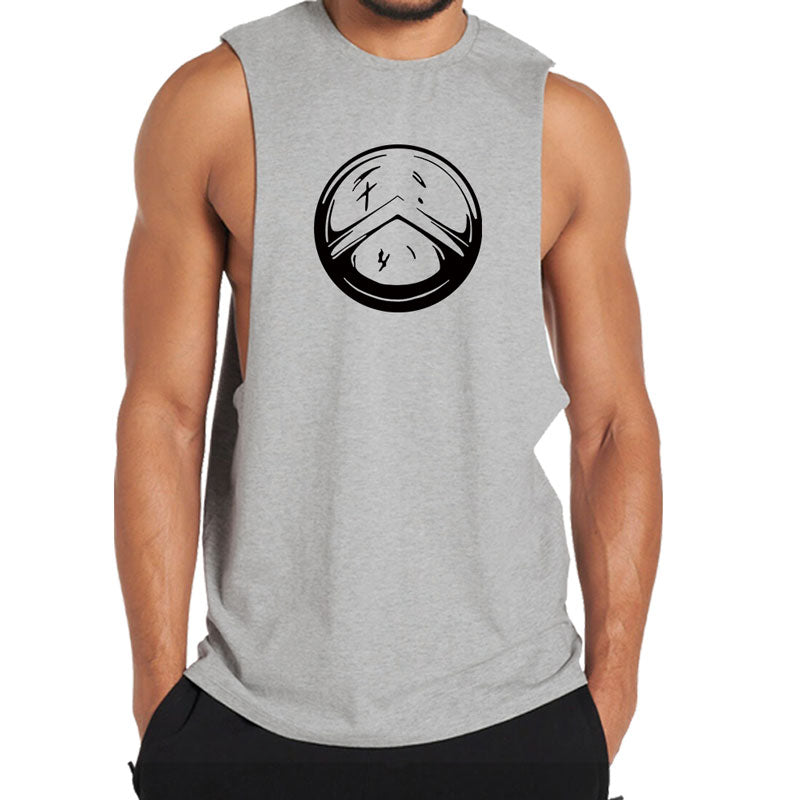 Spartan Shield Graphic Men's Tank Top