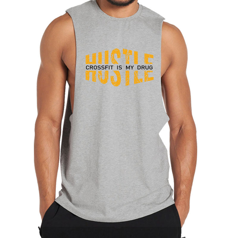 Cotton Hustle Graphic Men's Tank Top