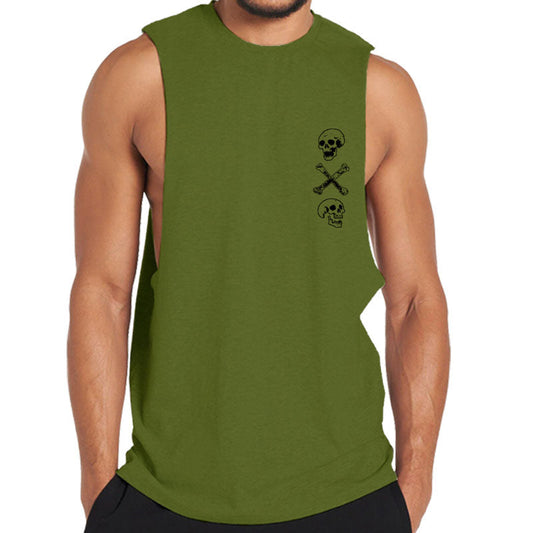 Cotton Skull Men's Tank Top