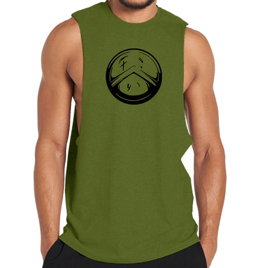 Spartan Shield Graphic Men's Tank Top