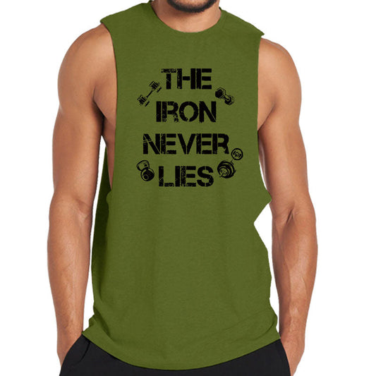 Iron Never Lies Graphic Men's Tank Top