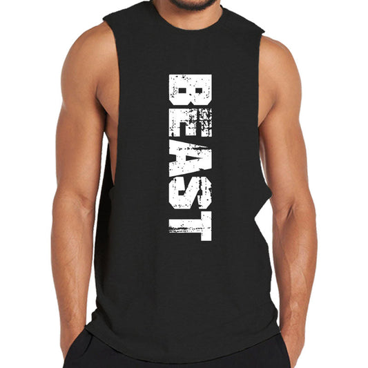 Cotton Beast Graphic Men's Tank Top