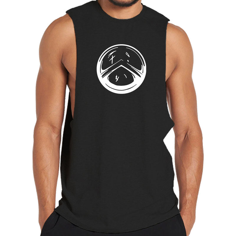 Spartan Shield Graphic Men's Tank Top