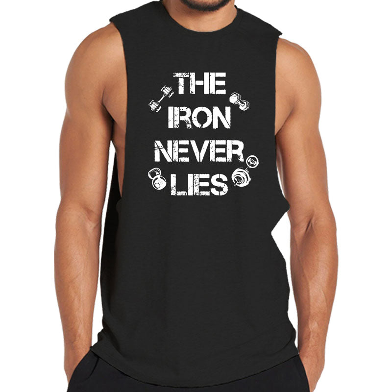 Iron Never Lies Graphic Men's Tank Top