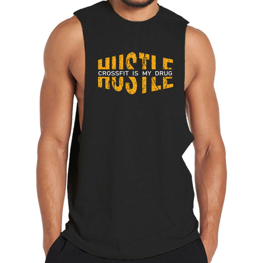 Cotton Hustle Graphic Men's Tank Top