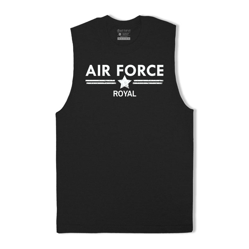 Cotton Air Force Graphic Men's Tank Top