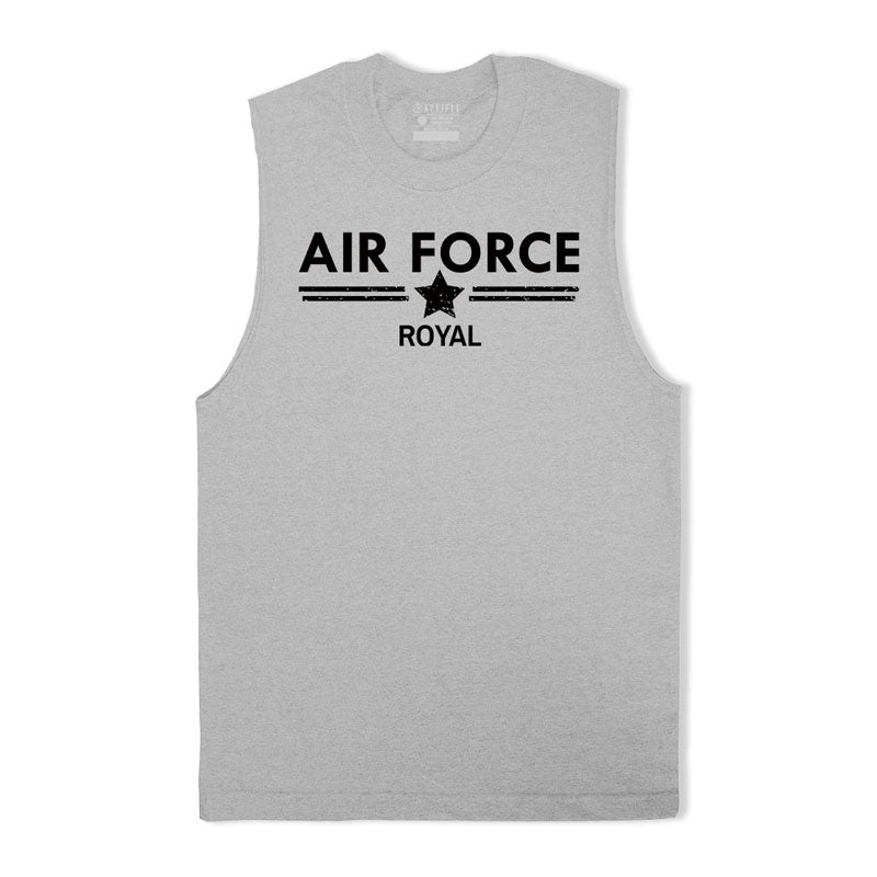Cotton Air Force Graphic Men's Tank Top