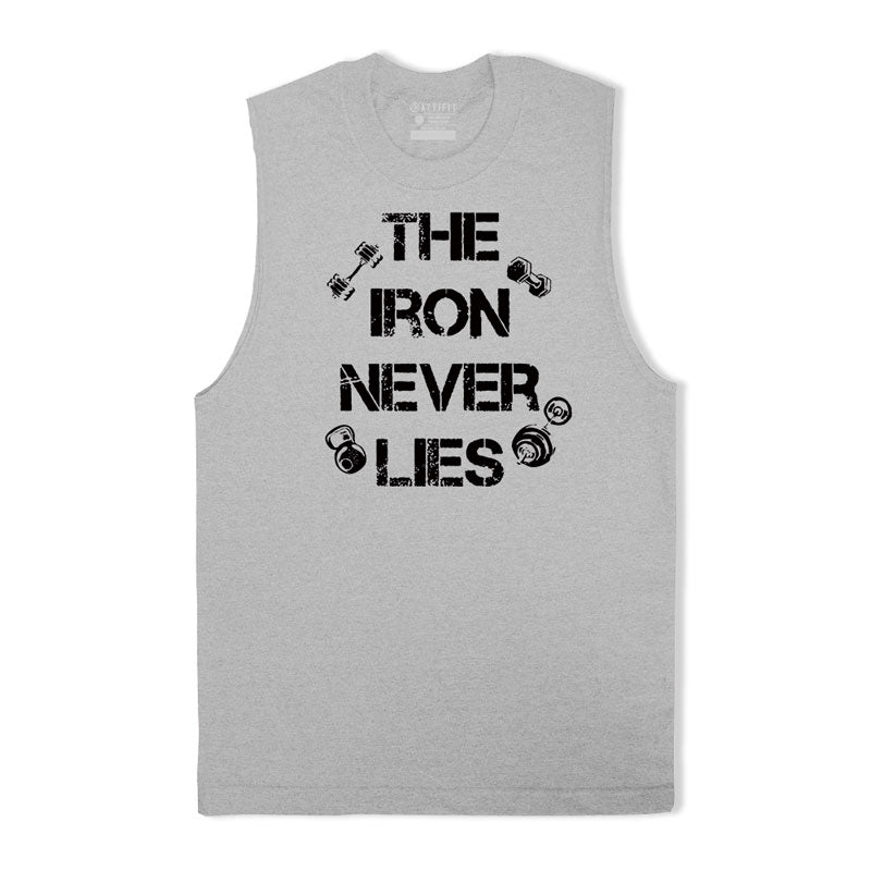 Iron Never Lies Graphic Men's Tank Top