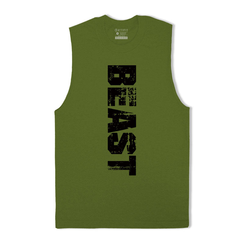 Cotton Beast Graphic Men's Tank Top
