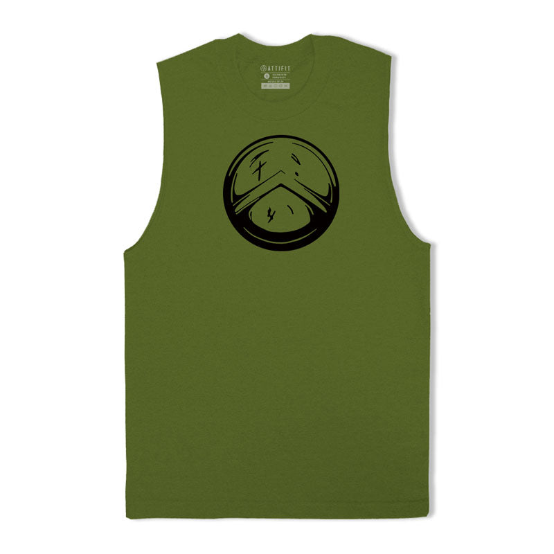 Spartan Shield Graphic Men's Tank Top