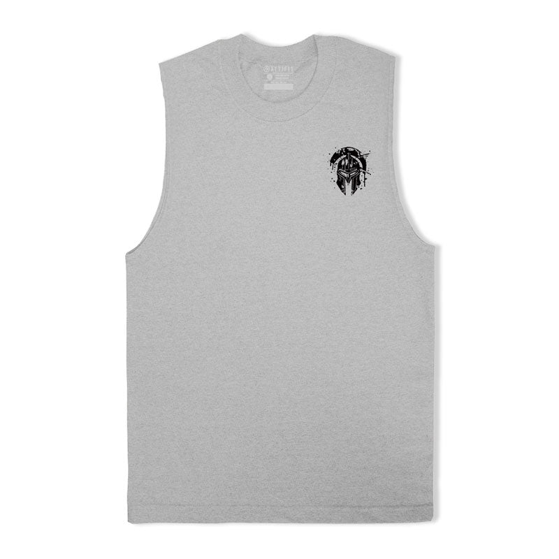 Cotton Spartan Graphic Men's Tank Top