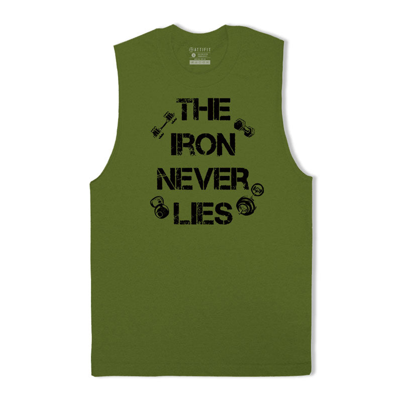 Iron Never Lies Graphic Men's Tank Top