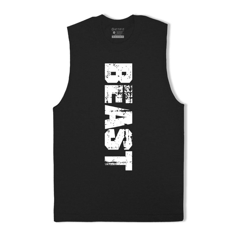 Cotton Beast Graphic Men's Tank Top