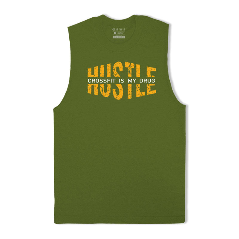 Cotton Hustle Graphic Men's Tank Top