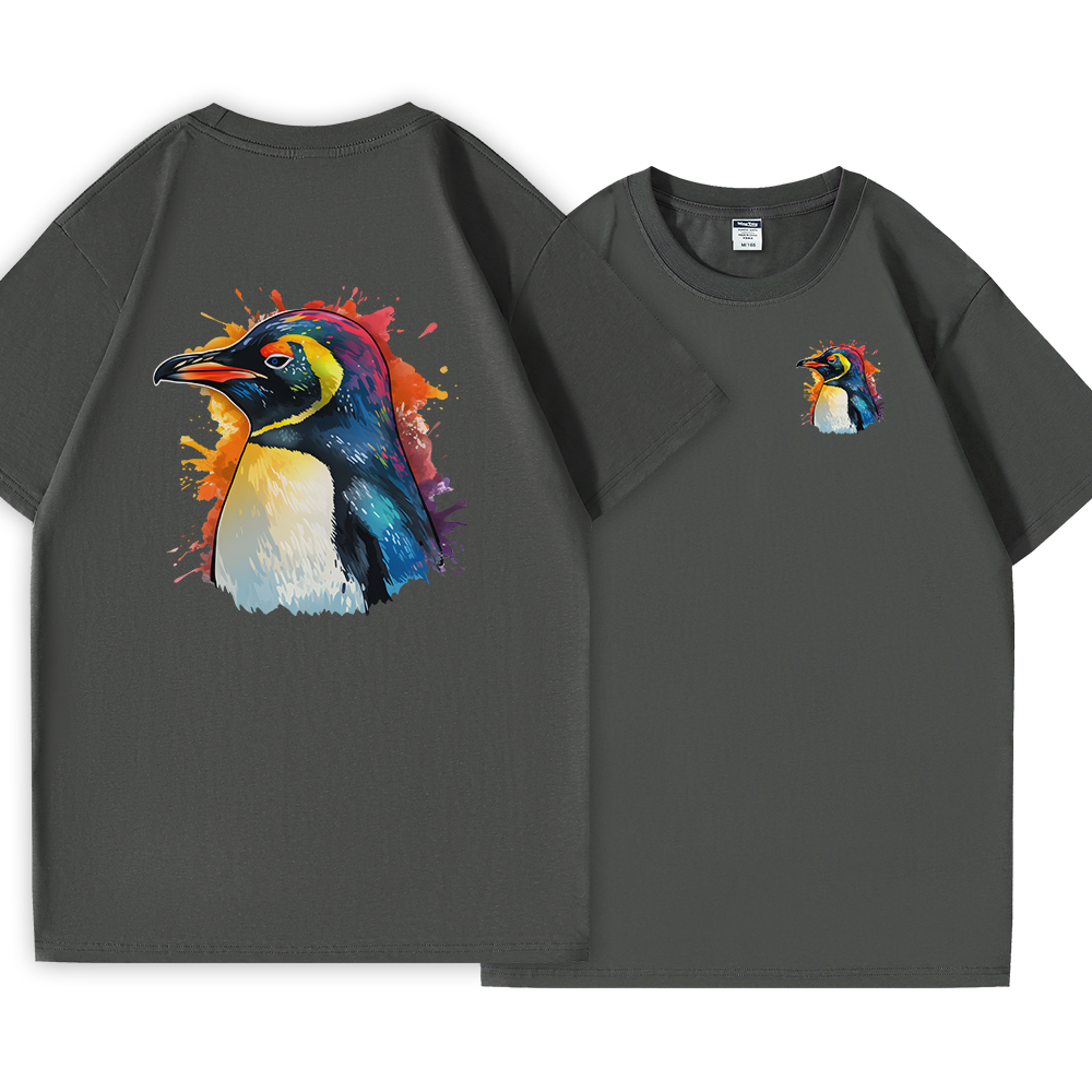 Rainbow Penguin Cotton Tee