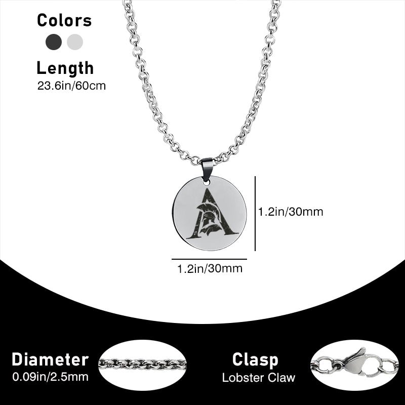 Alpha A Titanium Steel Fitness Jewelry