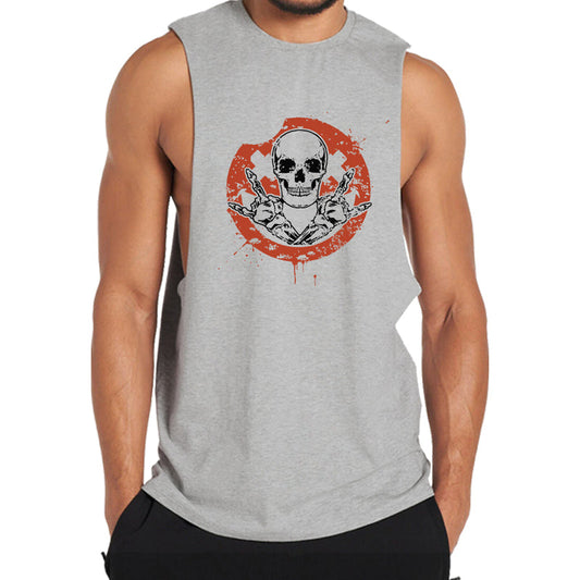 Rocking Skull Men's Tank Top