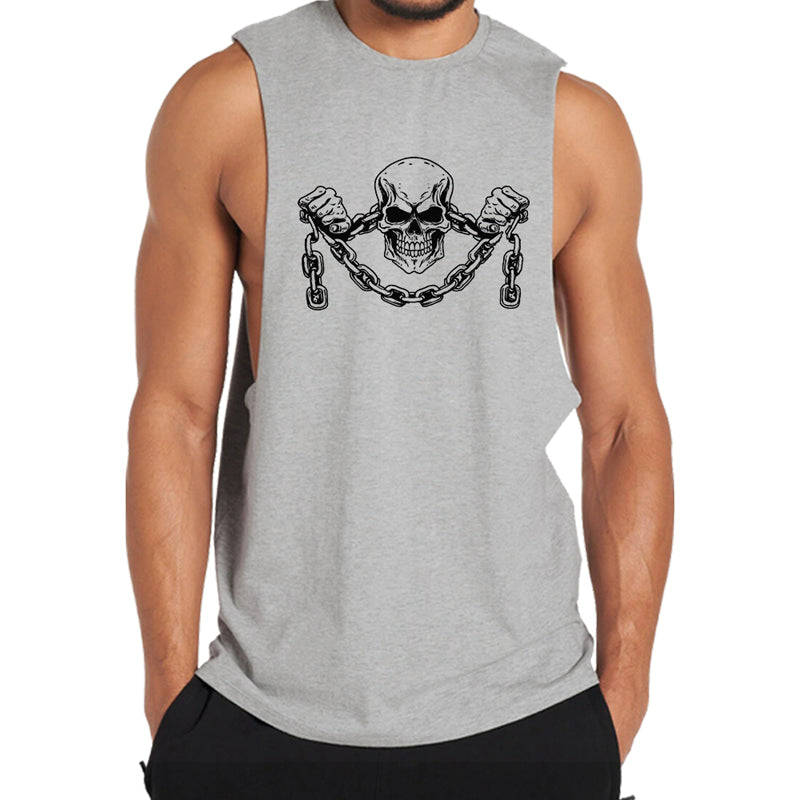 Chain Skull Men's Tank Top