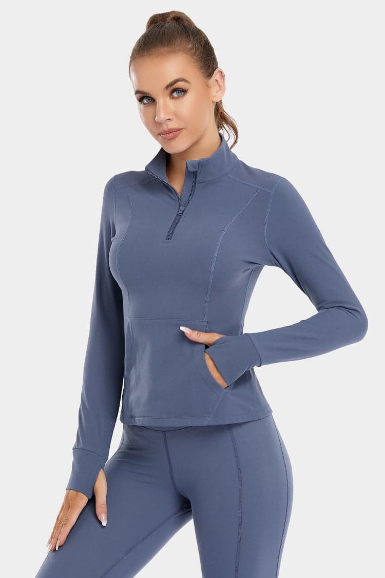 Half-Zip Women's Fitness Jacket