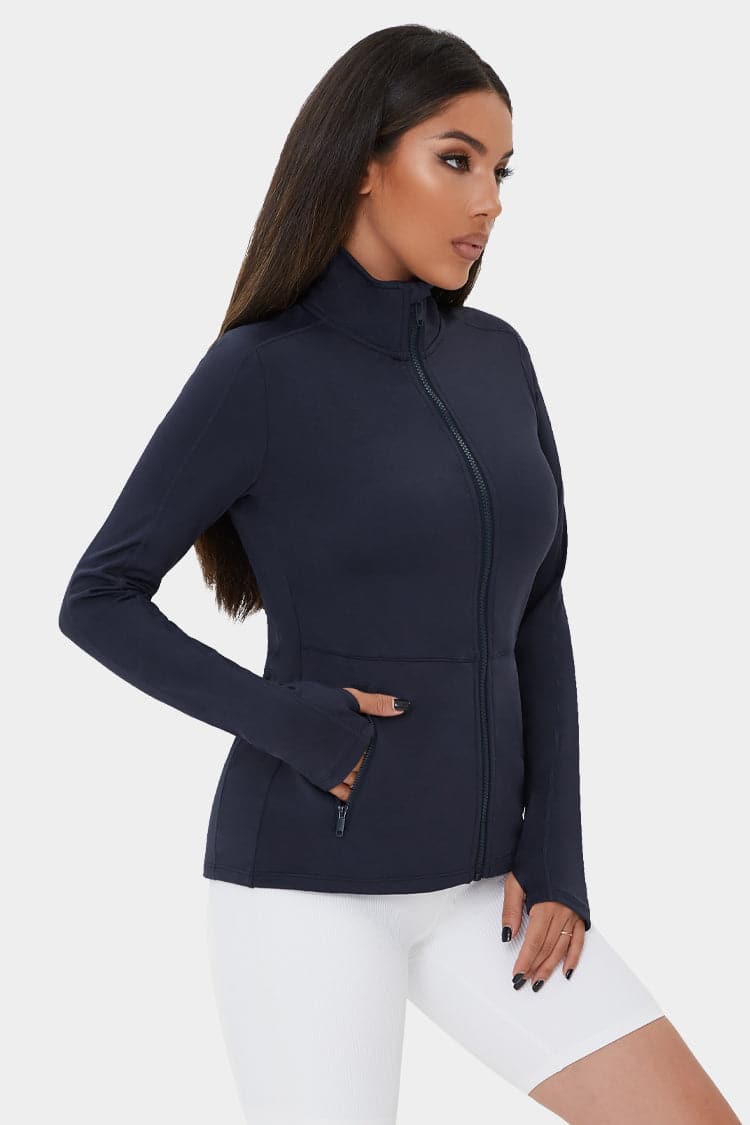 Vutru Zipper Thumb Hole Jacket