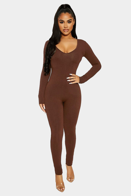 Vutru Stretch Long-sleeved Jumpsuit