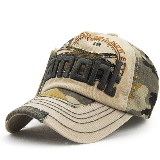 Casual Colorblock Camouflage Baseball Cap