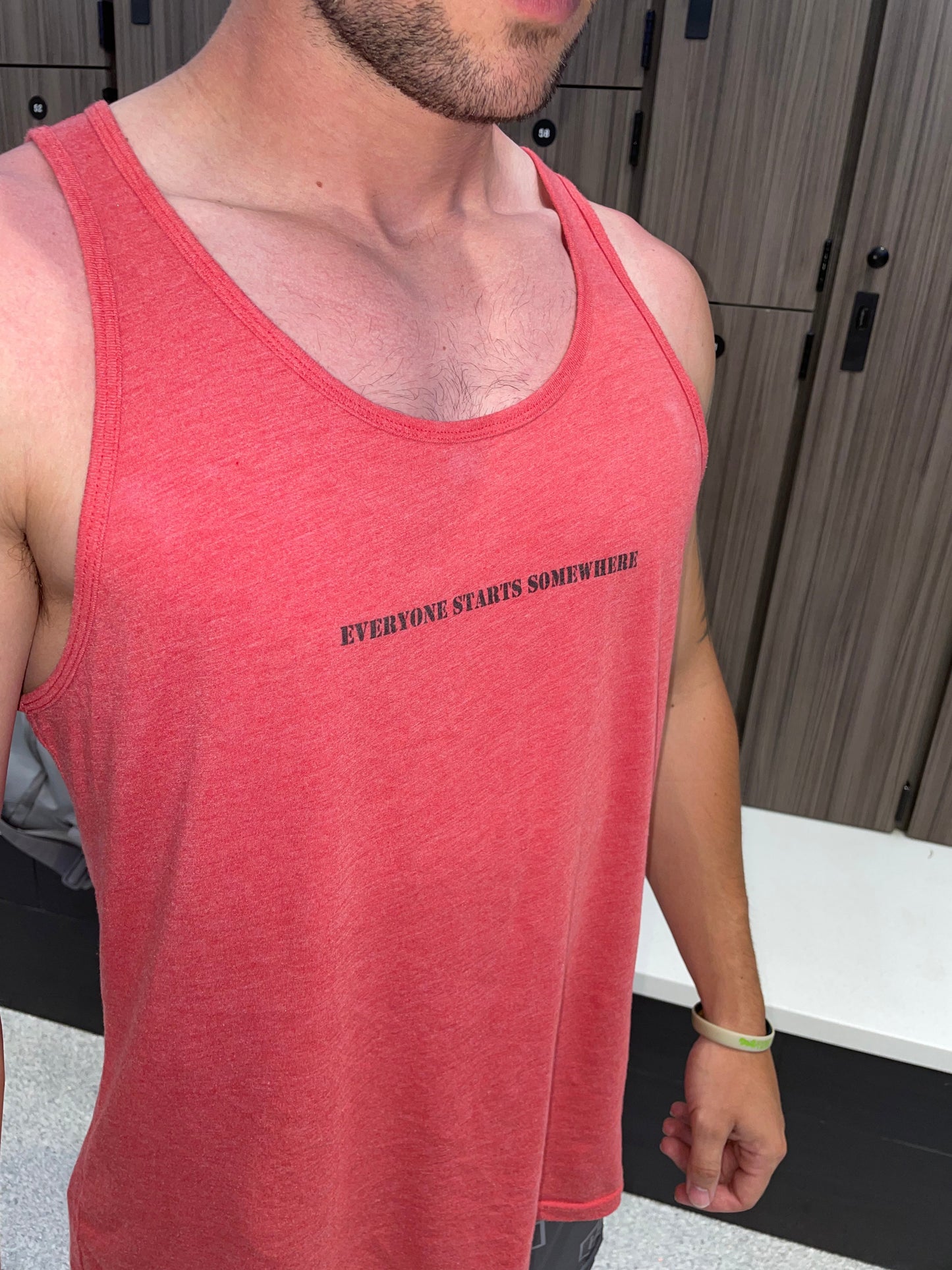 Everyone Starts Somewhere Tank - Red