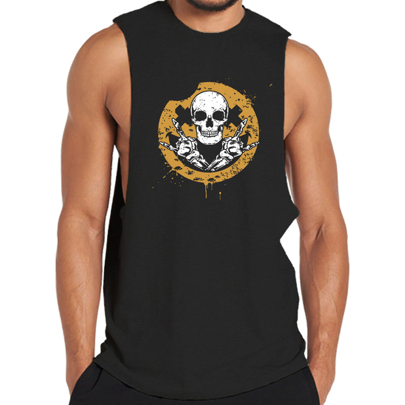 Rocking Skull Men's Tank Top