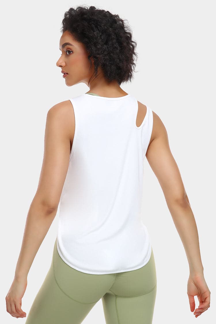 Vutru Dolphin Hem Casual Tank Top