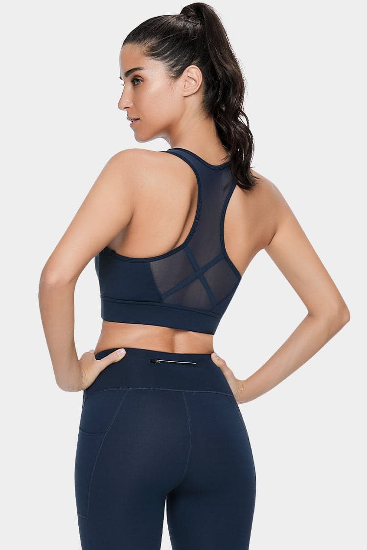 Vutru High Impact Mesh Back Sports Bra