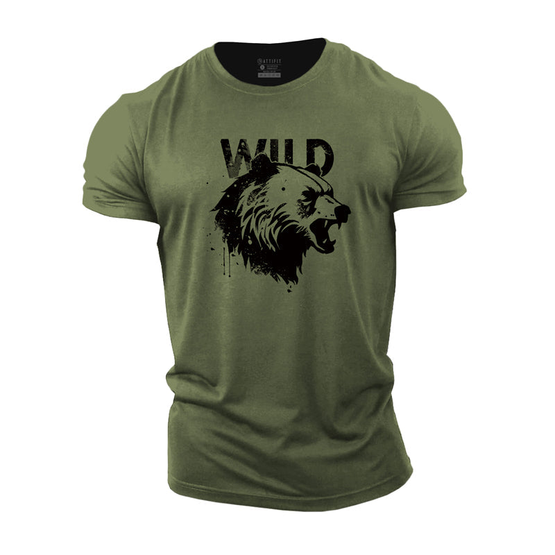 Wild Bear Men's T-shirts