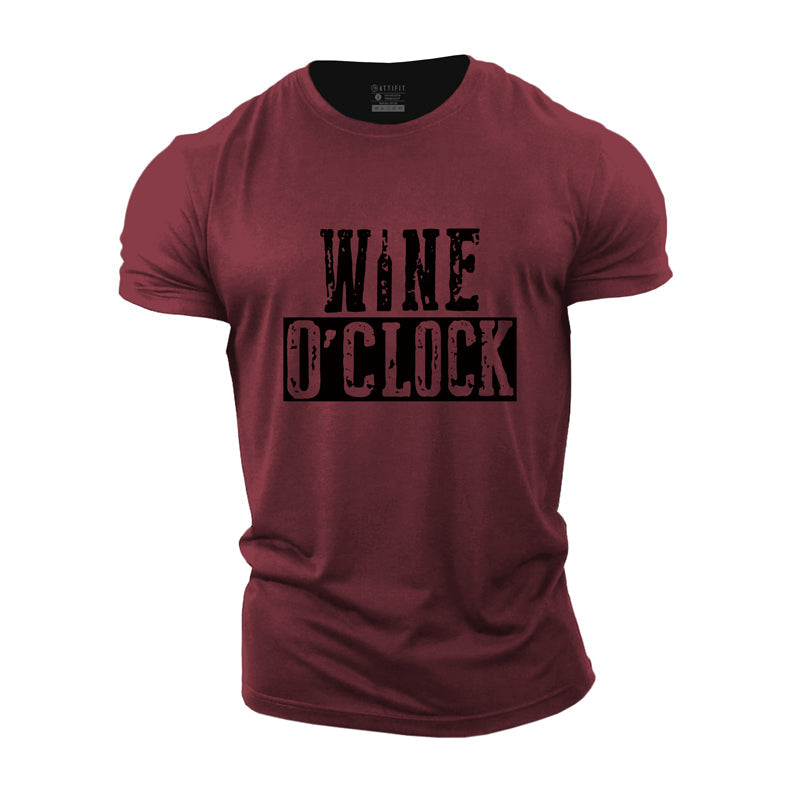 Wine O'clock Men's T-shirts